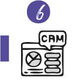 Sexto servicio: Acompañamiento de creación de documentos para manejo de CRM (Salesforce, HubSpot o Clientify)